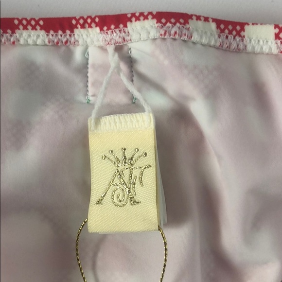 ArinA Festivita 2pc red/white size 6 swimsuit NWT - Picture 5 of 8